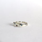 Blume-Jewellery-Winter-Signet-Ring-Sterling-Silver-Pinky-Gemstone-Stone-Ring-Blue-Brown-Blue-Topaz-Aquamarine-Smokey-Quartz-Cool-Rectangle-Handmade-UK