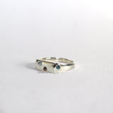 Blume-Jewellery-Winter-Signet-Ring-Sterling-Silver-Pinky-Gemstone-Stone-Ring-Blue-Brown-Blue-Topaz-Aquamarine-Smokey-Quartz-Cool-Rectangle-Handmade-UK