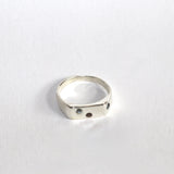 Blume-Jewellery-Winter-Signet-Ring-Sterling-Silver-Pinky-Gemstone-Stone-Ring-Blue-Brown-Blue-Topaz-Aquamarine-Smokey-Quartz-Cool-Rectangle-Handmade-UK4