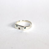 Blume-Jewellery-Winter-Signet-Ring-Sterling-Silver-Pinky-Gemstone-Stone-Ring-Blue-Brown-Blue-Topaz-Aquamarine-Smokey-Quartz-Cool-Rectangle-Handmade-UK4