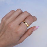 Junk-Jewels-Triple-Opal-White-Gemstone-Ring-Triple-Stone-Band-Minimal-Gold-Silver