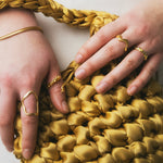 Wavey Stacker Ring Gold - Golden