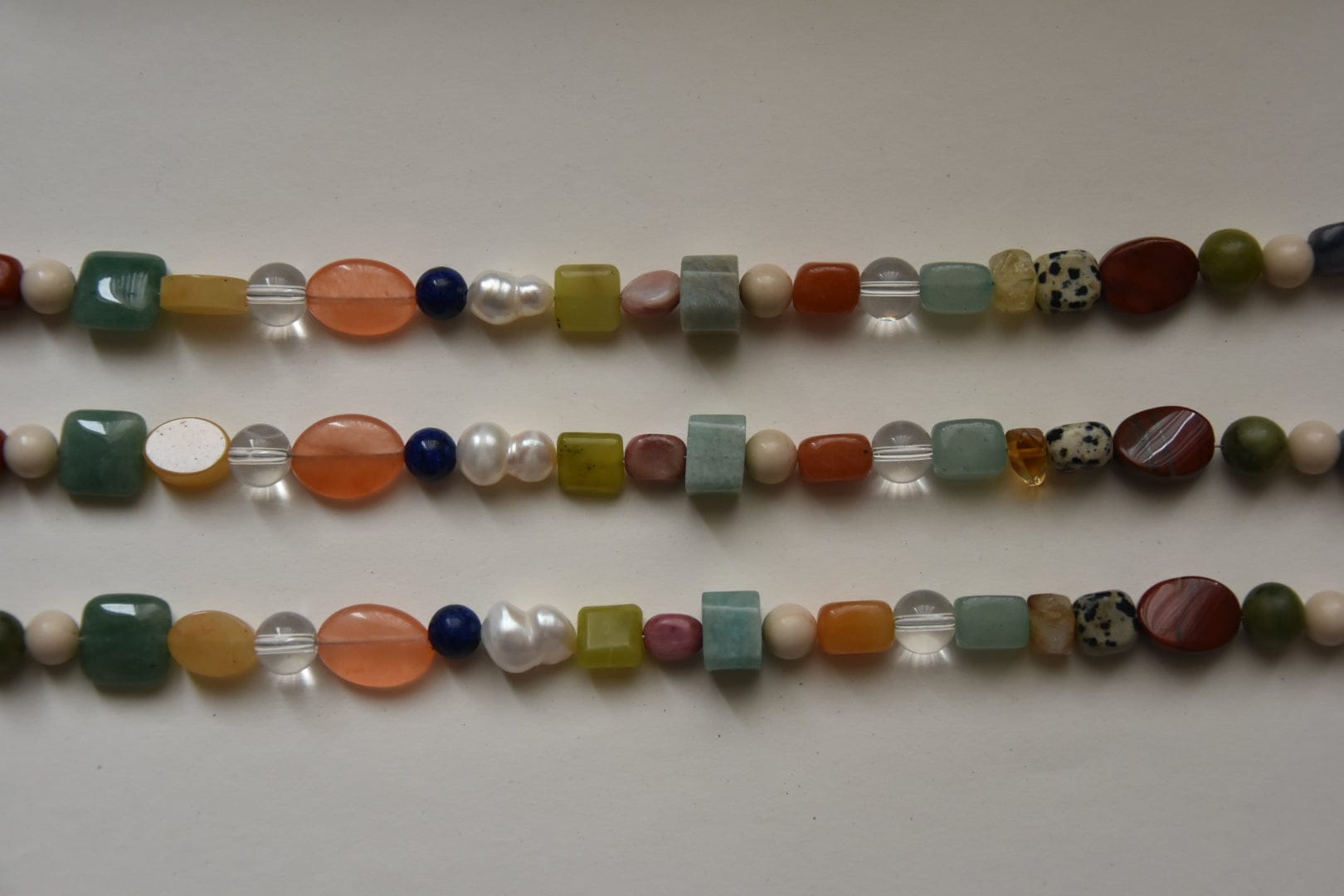 Kan-Studio-Winoma-Necklace-Gemstone-Pearl-Beaded-Bead-Chunky-Multicoloured-Red-Green-Clear-Blue-Chunky-Summer-Statement-Cool-Jewellery