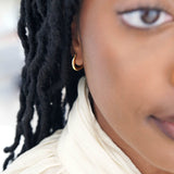 Wobbly Classic Small Hoop Earrings - Golden