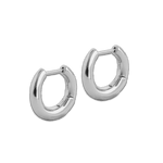 Junk-Jewels-Wobbly-Classic-Small-Chunky-Hoop-Hoops-Earrings-Gold-Plated-Silver