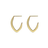 Zelda Gold Hoop Earrings