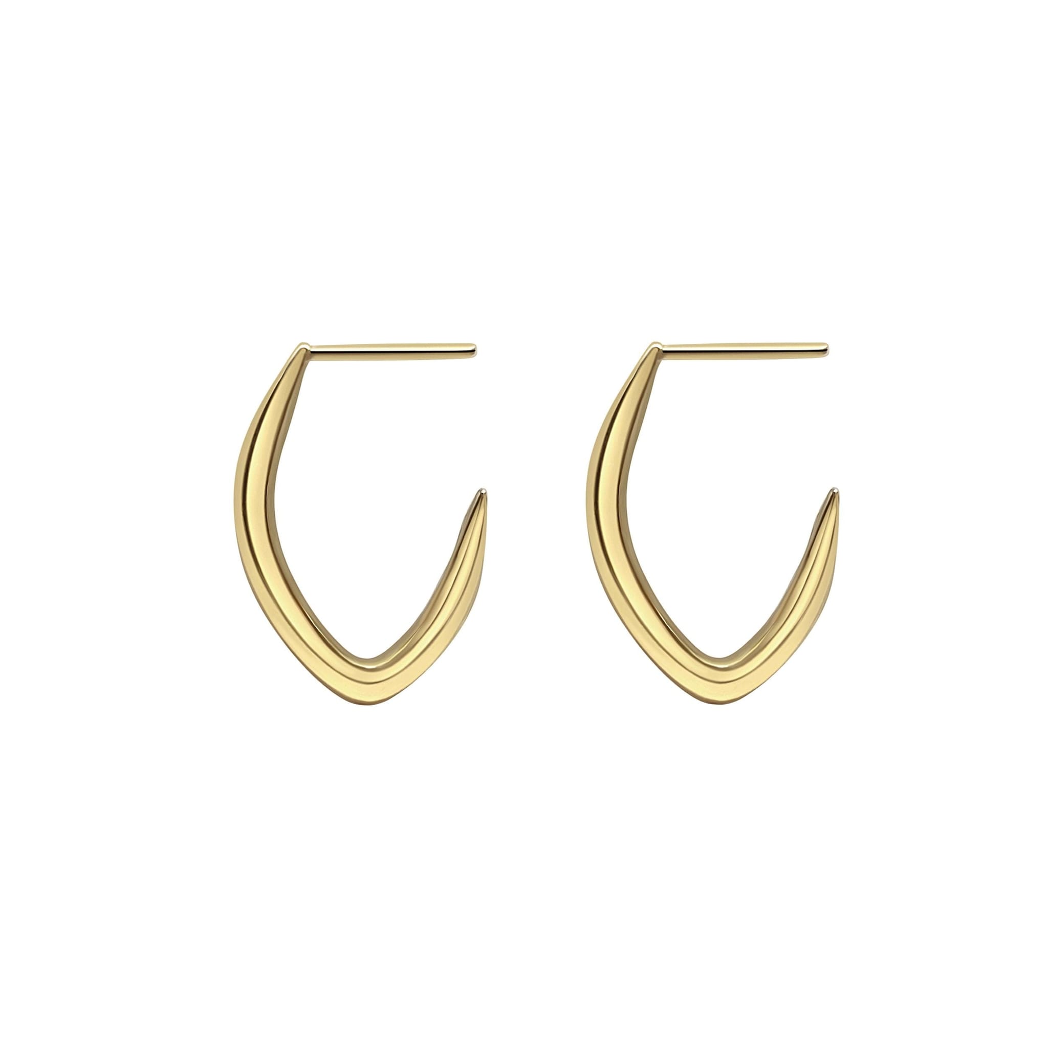 Zelda Gold Hoop Earrings - Golden
