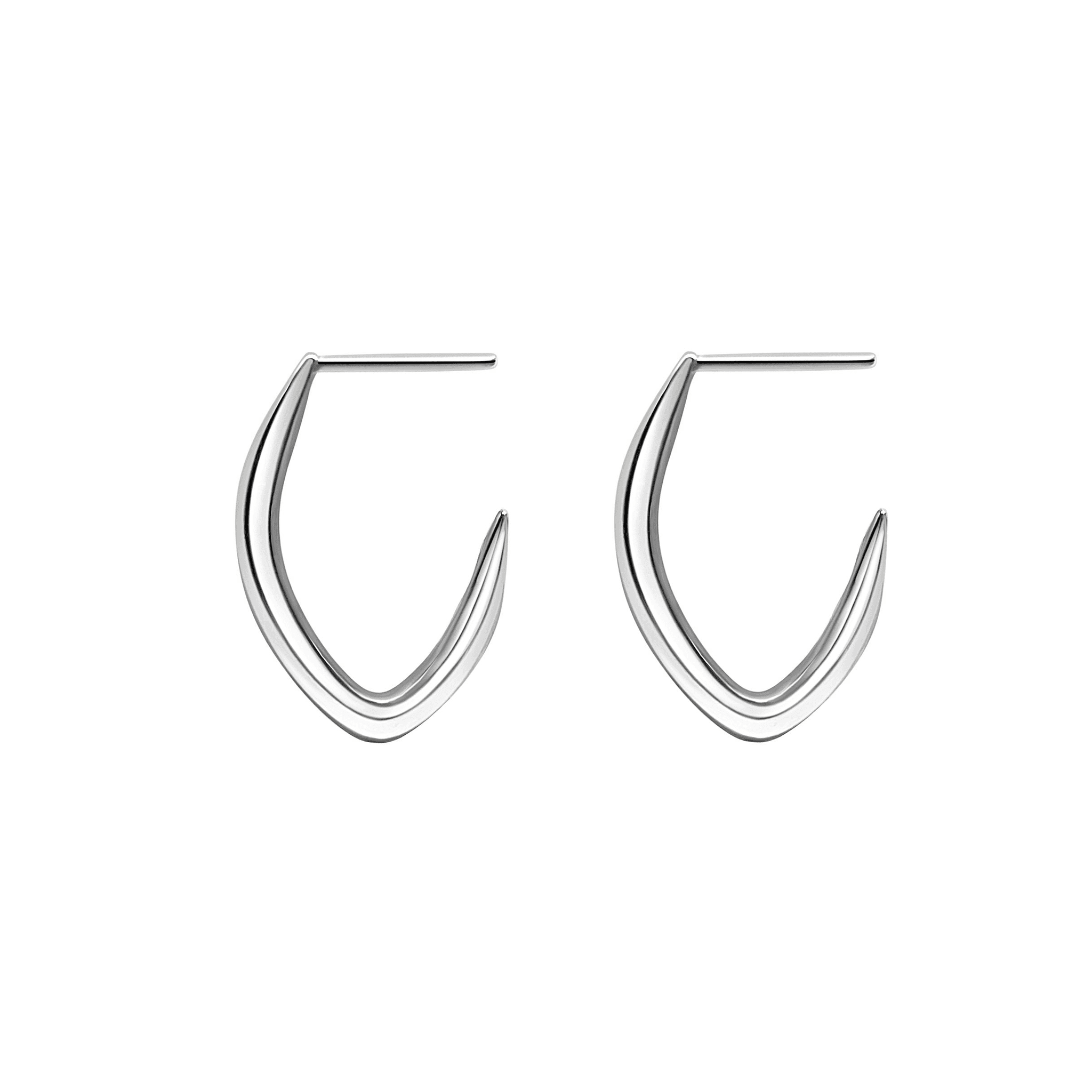 Zelda Silver Hoop Earring - Golden