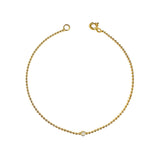 Zodi Gold White Diamond Bracelet