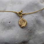 Milly-Maunder-Zodiac-Disc-Coin-Vintage-Style-Astrology-Pendant-Necklace-Chain-Gold-Plated-Personalised