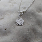 Milly-Maunder-Zodiac-Star-Sign-Coin-Disc-Vintage-Style-Antique-Heirloom-Pendant-Astrology-Chain-Necklace-Sterling-Silver-Personalised