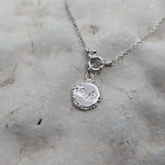Milly-Maunder-Zodiac-Star-Sign-Coin-Disc-Vintage-Style-Antique-Heirloom-Pendant-Astrology-Chain-Necklace-Sterling-Silver-Personalised