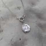 Milly-Maunder-Zodiac-Star-Sign-Coin-Disc-Vintage-Style-Antique-Heirloom-Pendant-Astrology-Chain-Necklace-Sterling-Silver-Personalised
