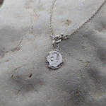 Milly-Maunder-Zodiac-Star-Sign-Coin-Disc-Vintage-Style-Antique-Heirloom-Pendant-Astrology-Chain-Necklace-Sterling-Silver-Personalised